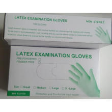 Gants d&#39;examen jetables de latex de produits médicaux de sécurité